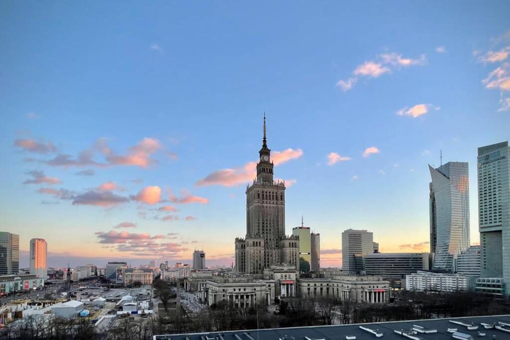 Super Apartament Brown 2X Metro Nowy Wifi Netflix Spotify Panorama Miasta 바르샤바 외부 사진