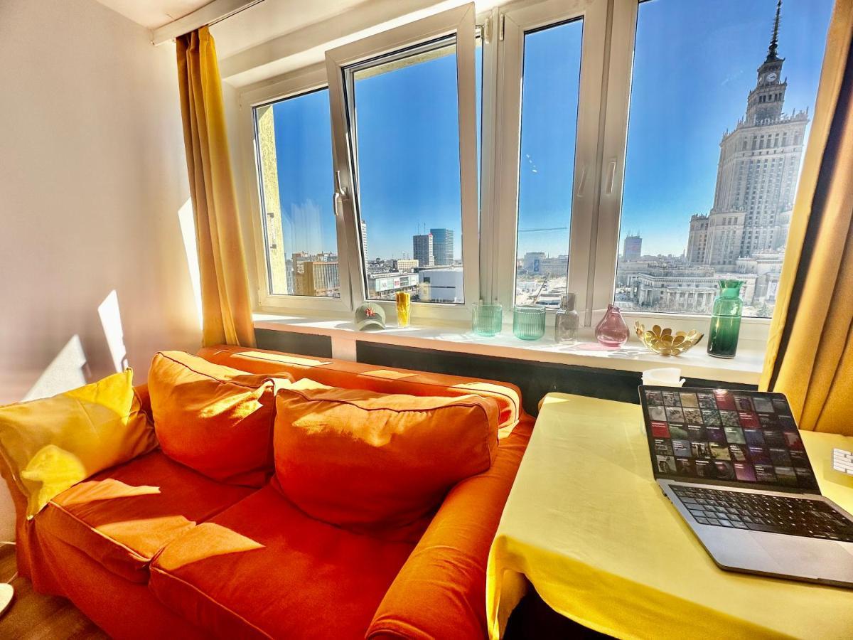 Super Apartament Brown 2X Metro Nowy Wifi Netflix Spotify Panorama Miasta 바르샤바 외부 사진