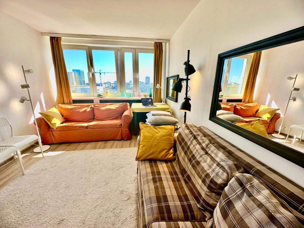 Super Apartament Brown 2X Metro Nowy Wifi Netflix Spotify Panorama Miasta 바르샤바 외부 사진